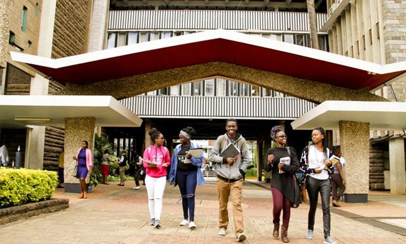 Students at the University of Nairobi