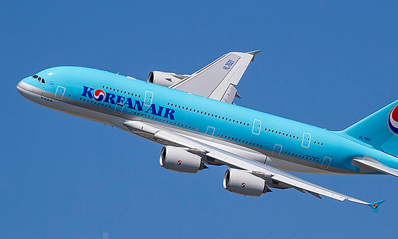 A photo of Korean Airlines