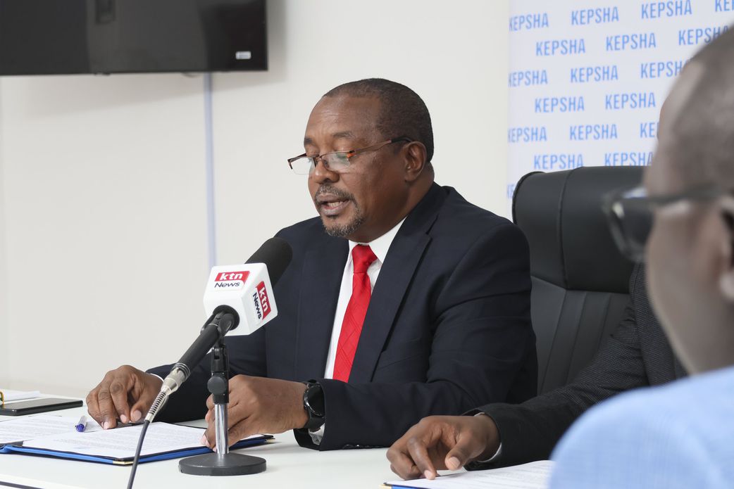 Johnson Nzioka, the National Chairperson of the Kenya Primary Schools Headteachers Association (KEPSHA)