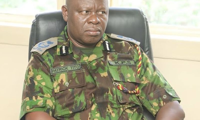 Principal Assistant Patrick Tito who became acting Deputy Inspector General, Kenya Police on June 16, 2025