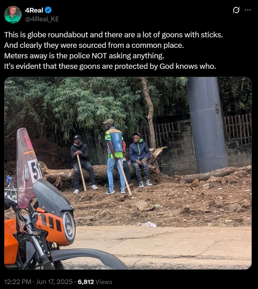 Netizens outrage over the infiltration of protests by 'goons'