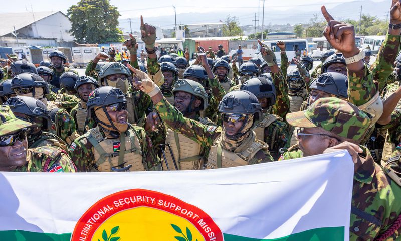Haiti welcomes additional Kenyan troops including 30 female officers who are the first females to be deployed to the Caribbean nation plagued by gang violence