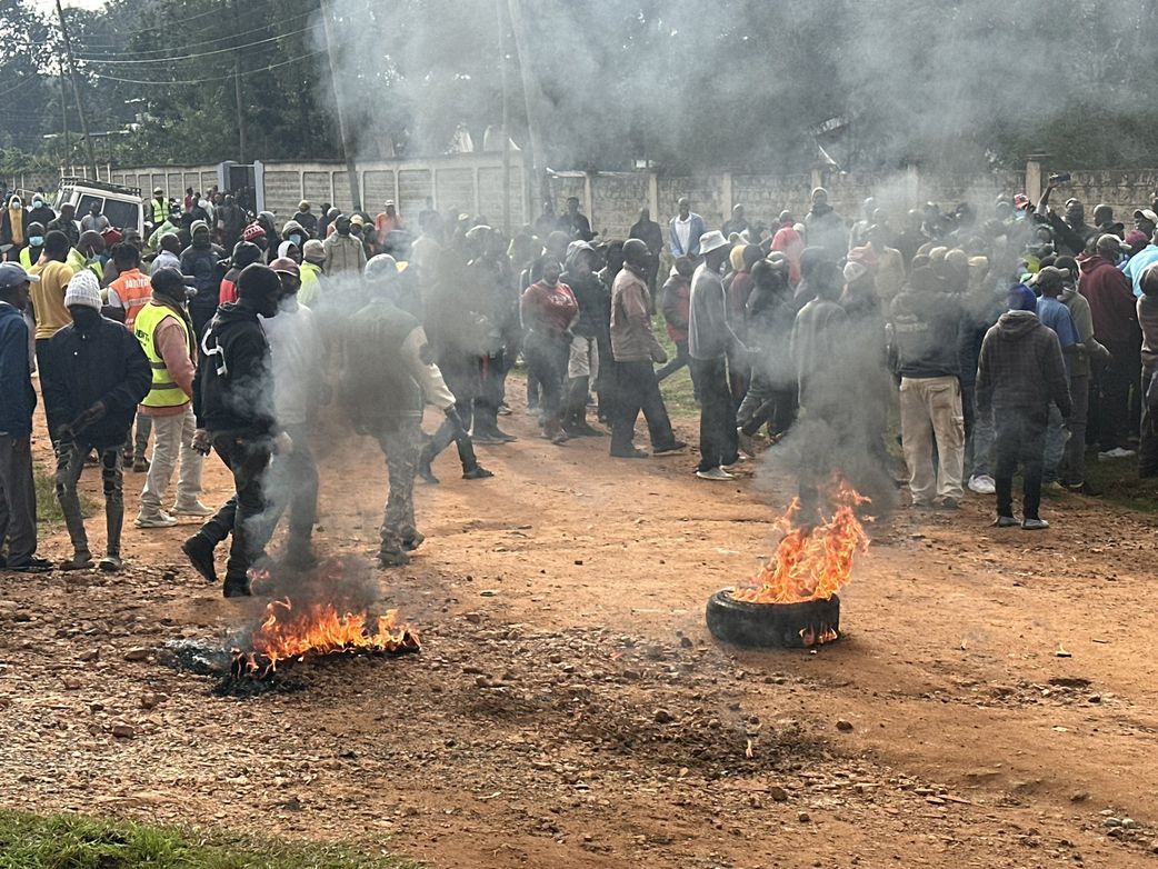 Aftermath of chaos during EACC raid at Gov Natembeya's home