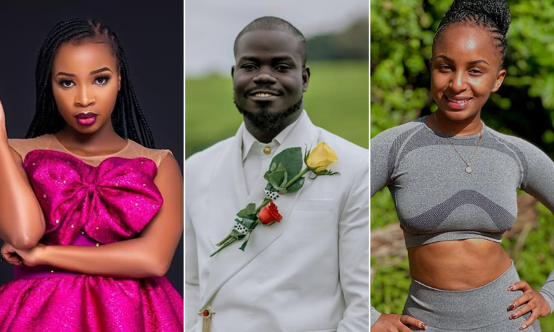 A collage of Carol Sonie, Mulamwah and Ruth K