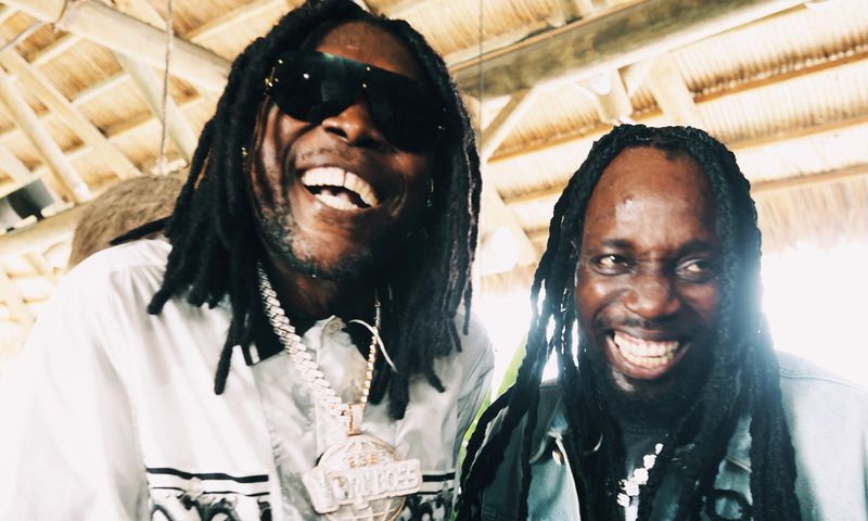 Jamaican musicians Vybz Kartel and Mavado