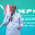 President William Ruto at the National Executive Retreat in Nairobi.