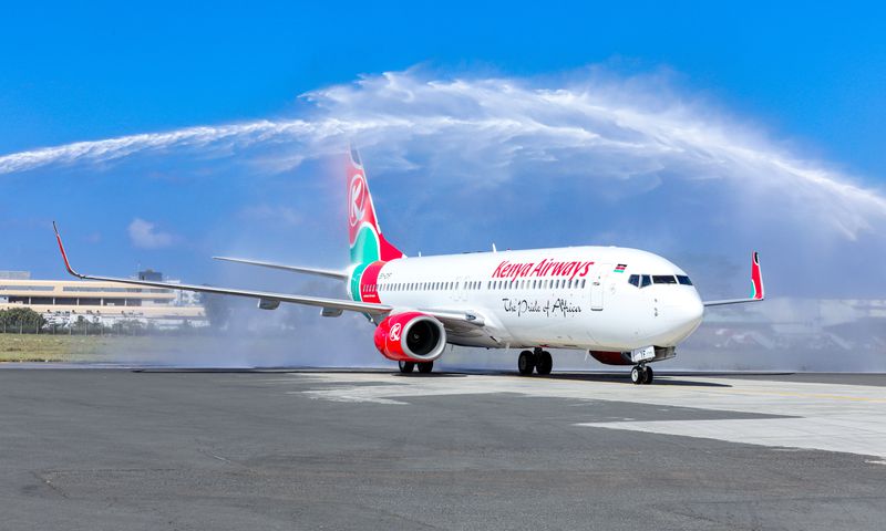 Kenya Airways expands its passenger fleet with addition Boeing 737 - 800 aircraft