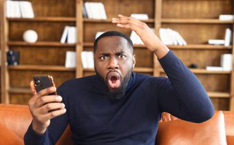 A man shocked