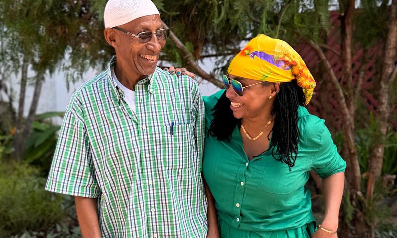 Massawe Japanni and her late father