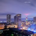 Nairobi city skyline at night