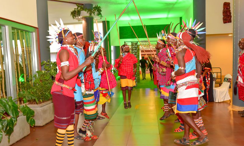 Maasai treats guest to unforgettable dance  during the Sopa Lodges appreciation event