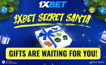Christmas promo Secret Santa from 1xBet: unforgettable surprises for users!