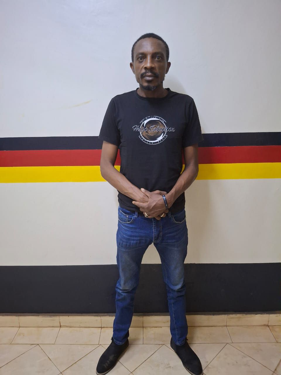 One of the suspects arrested by DCI.