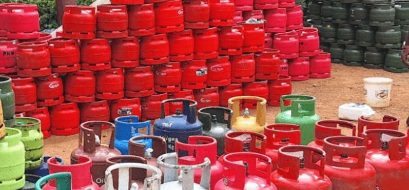 LPG gas cylinders