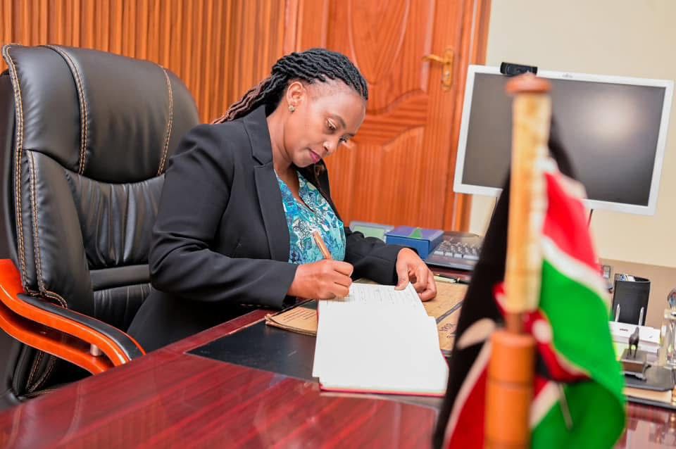 File image of Health PS Mary Muthoni