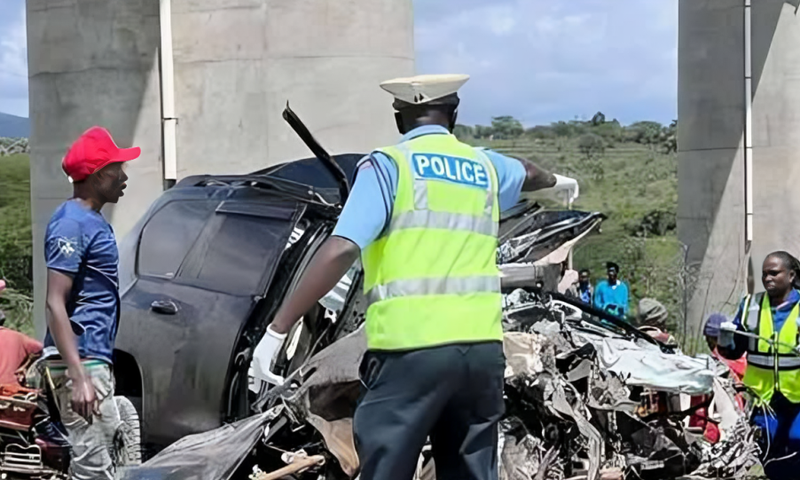 Tragedy struck on Saturday at Matauro, Duka Moja area in Narok East when a horrific road accident involving multiple vehicles left several people feared dead and scores injured. 