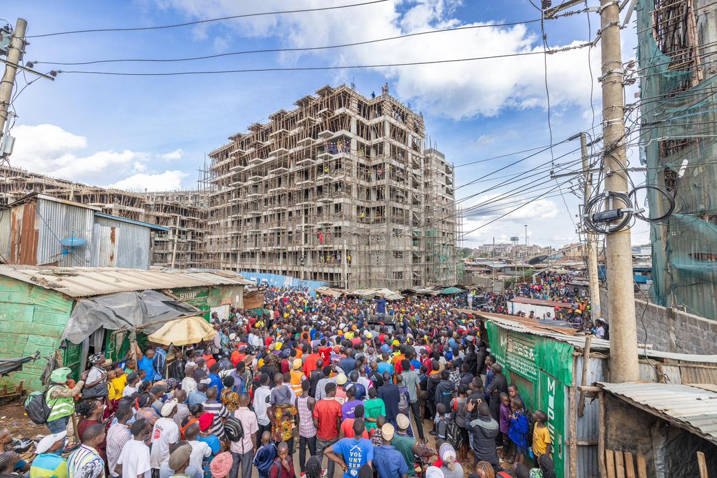 President William Ruto inspected the Soweto East Zone B Affordable Housing Project on Friday, May 24, 2025