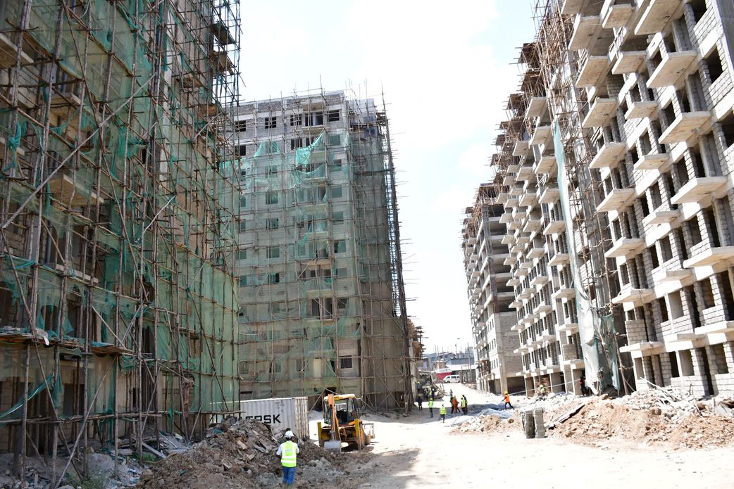 President William Ruto inspected the Soweto East Zone B Affordable Housing Project on Friday, May 24, 2025