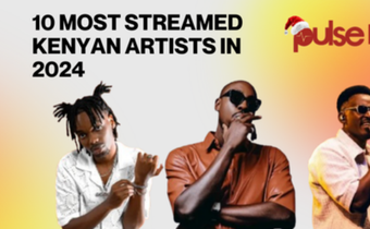 A collage of Lil Maina, Bien and Okello Max among the most streamed Kenyan artists on Spotify in 2024