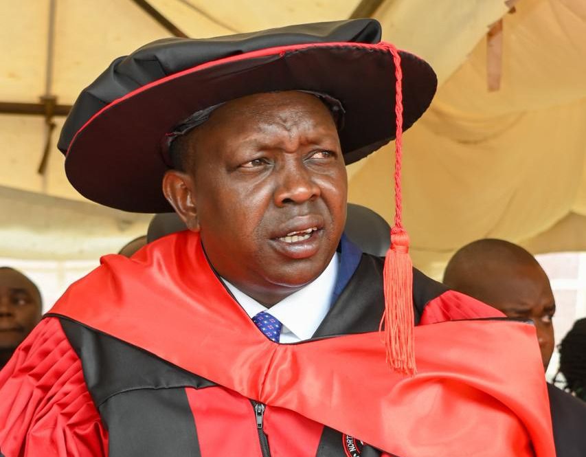 Kapseret MP Oscar Sudi celebrating his honourary degree from Northwestern Christian University