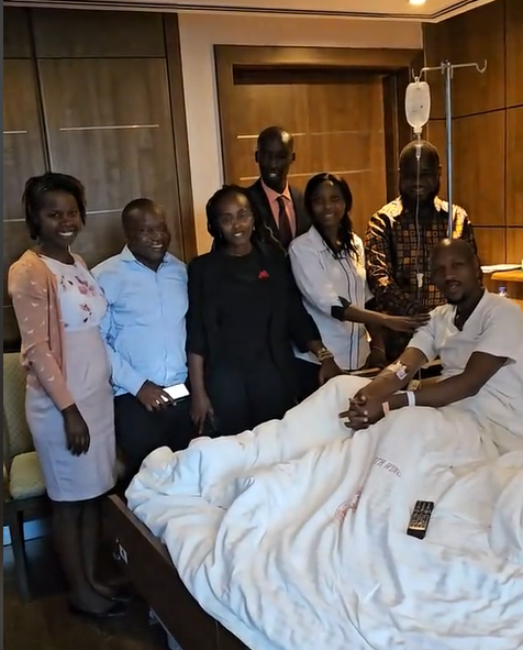Nairobi County Environment Chief Officer Geoffrey Mosiria admitted at Nairobi Hospital
