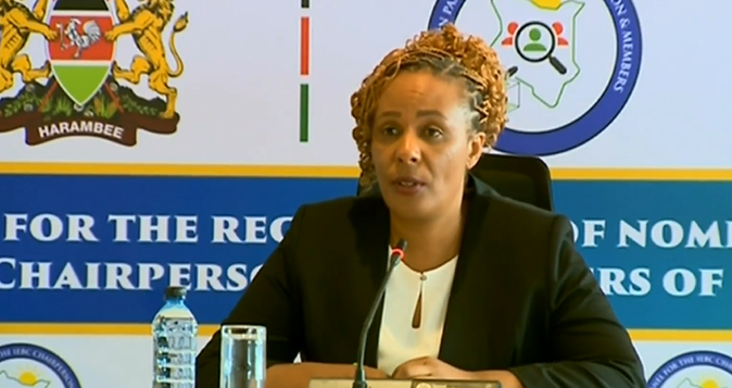 IEBC chair candidate Lillian Wanjiku