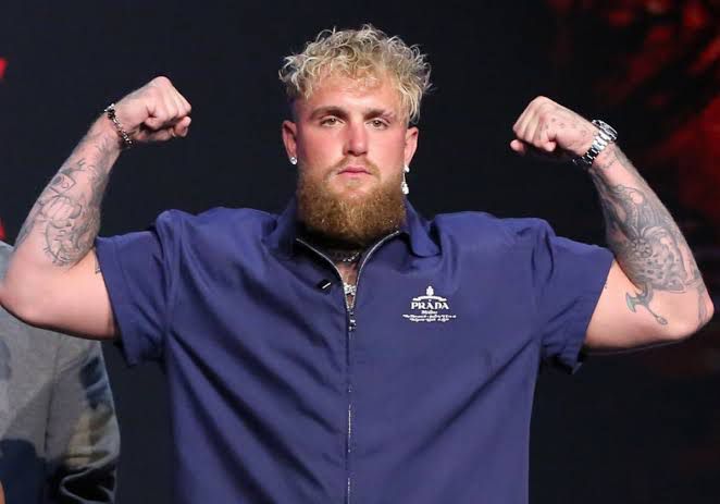Logan Paul before a boxing match