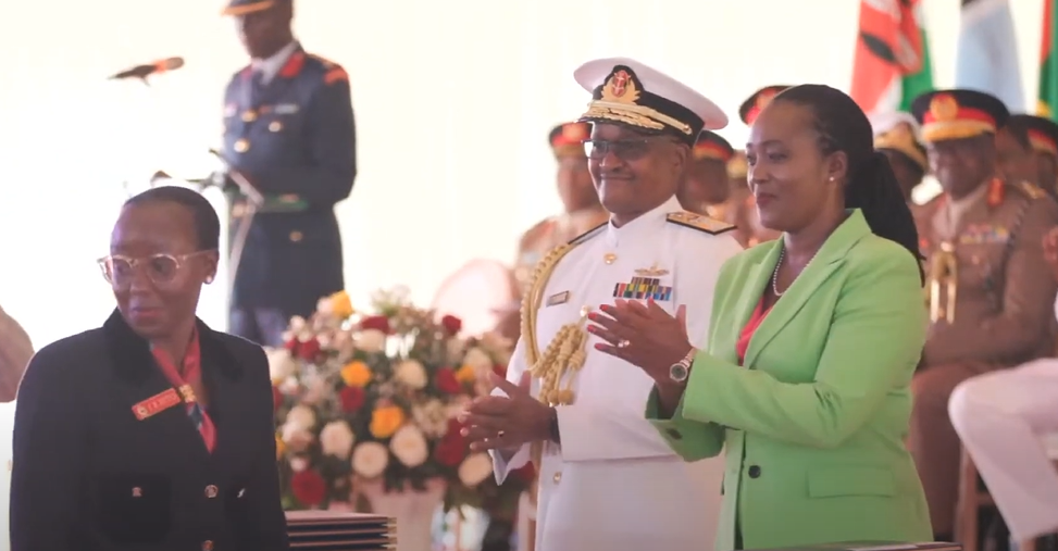 June Rollex Chepchirchir Ruto graduates from the National Defence College (NDC). 