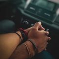 A couple holding hands