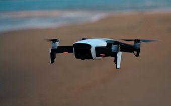 A drone in flight