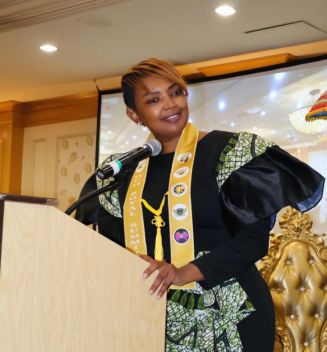 Nominated Senator Karen Nyamu was conferred the title of Knight of the Royal Maharlika during the We Care for Humanity Royal Summit held in Las Vegas, U.S.