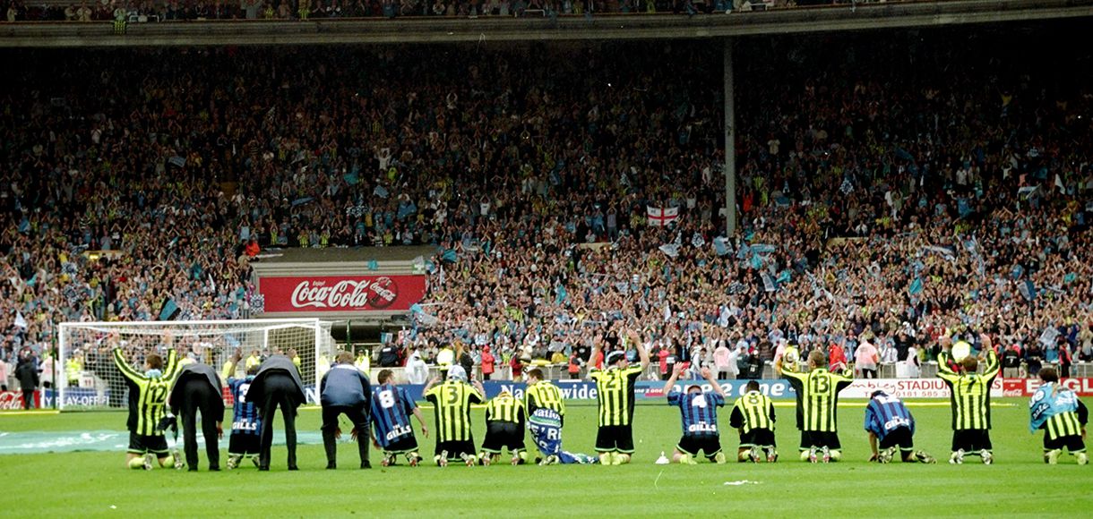 Gillingham 2-2 Manchester City: 1999 Division Two play-off final