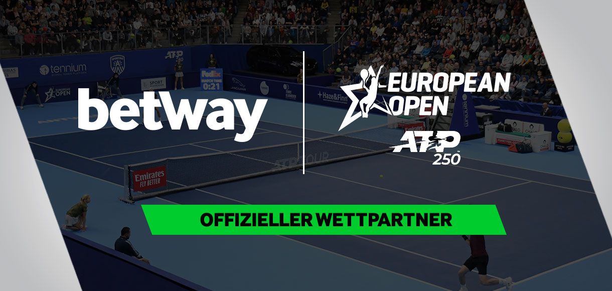Die European Open werden Teil des wachsenden Tennis-Sponsoring-Portfolios von Betway