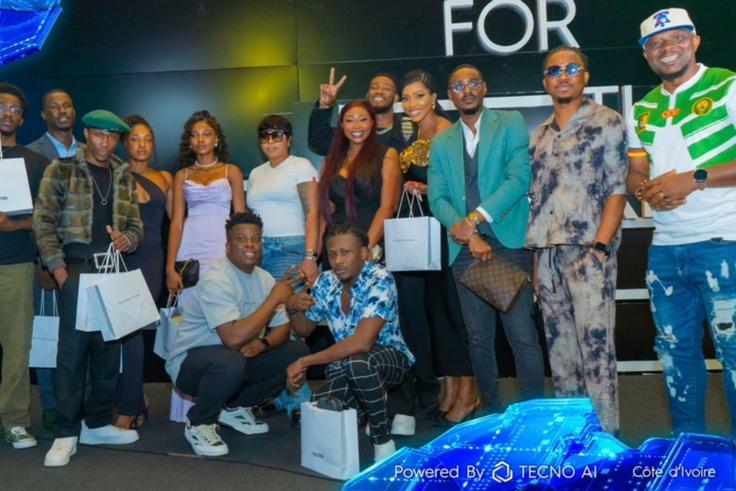Tecno dévoile sa nouvelle gamme AI lors d'un événement prestigieux à Abidjan