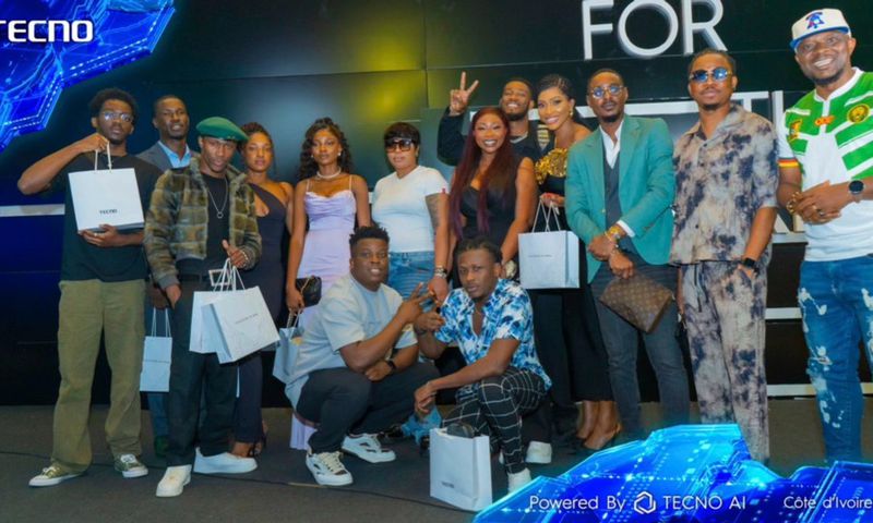 Tecno dévoile sa nouvelle gamme AI lors d'un événement prestigieux à Abidjan
