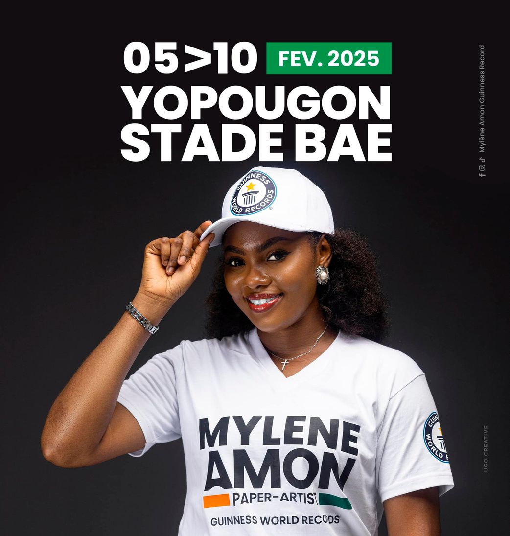 L'ivoirienne Mylène Amon en route pour un record mondial : 150 portraits en 5 jours
