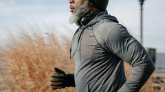 Un homme entrain de courir