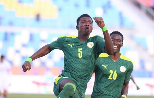 Celebration de Lamine Camara