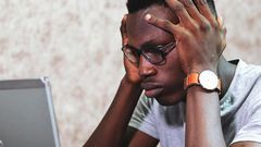 Une personne stressée