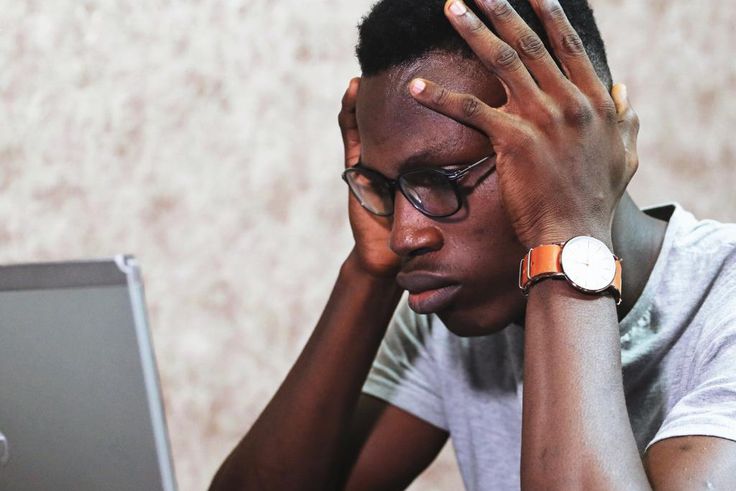 Une personne stressée