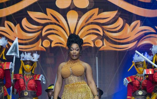 La diva Josey au concert au Parc des Expositions