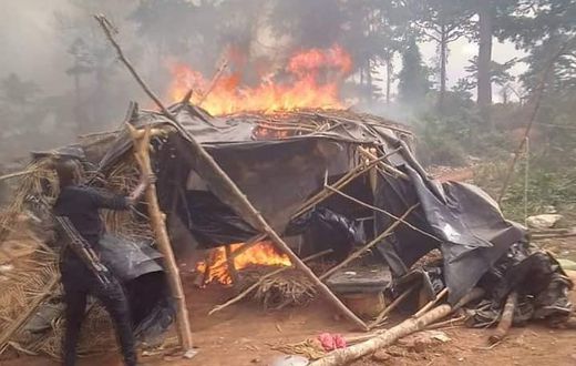 Sites d'orpaillage détruits
