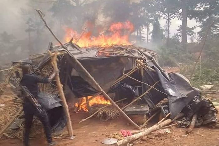 Sites d'orpaillage détruits