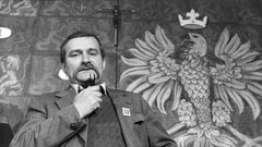 Lech Walesa en 1983.