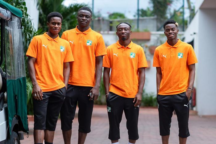 Quelques joueurs de l'équipe