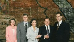 La famille Moubarak/AFP
