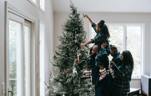 Une famille à Noel