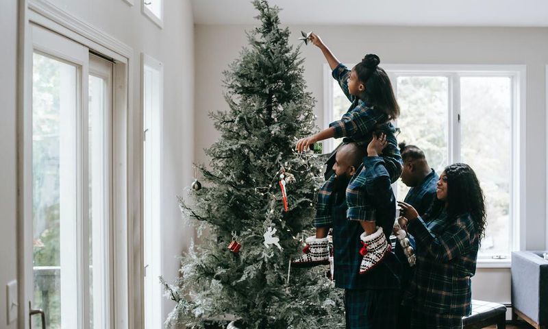 Une famille à Noel