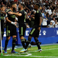 Benzema et ses coéquipiers jubilent après son premier but