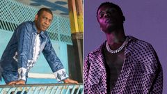 Youssou N'dour (Photo de Youri Lenquette) et Wizkid